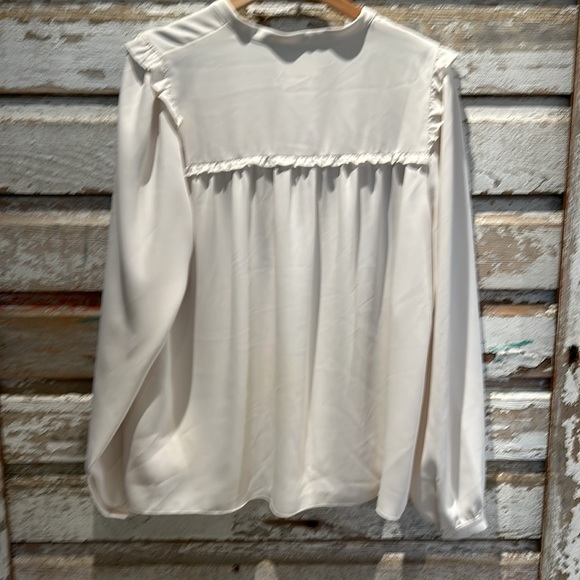 Lovely drapey ruffled Blouse Aritzia - Picture 2 of 2